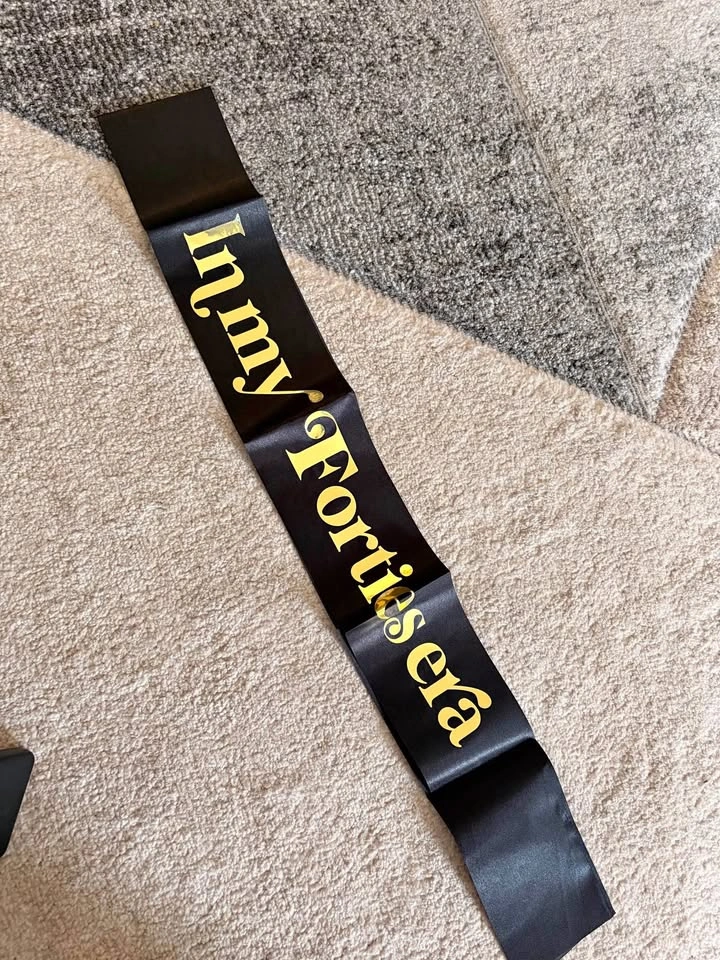 40th Birthday Sash