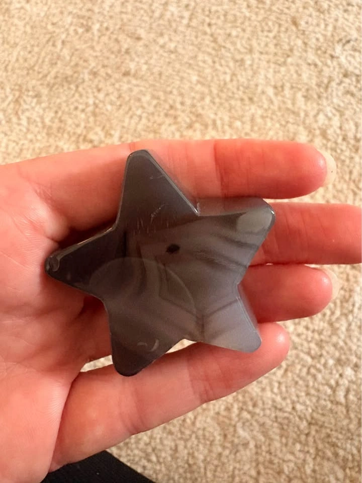 Polished Banded Agate Star - photo 2