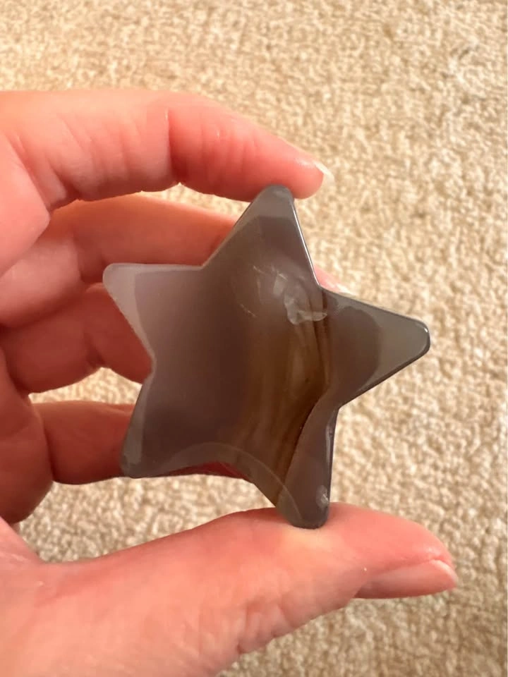Polished Banded Agate Star - photo 3