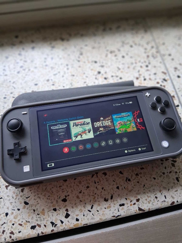 Nintendo Switch Lite (Grey) w/64 GB Micro SD Card