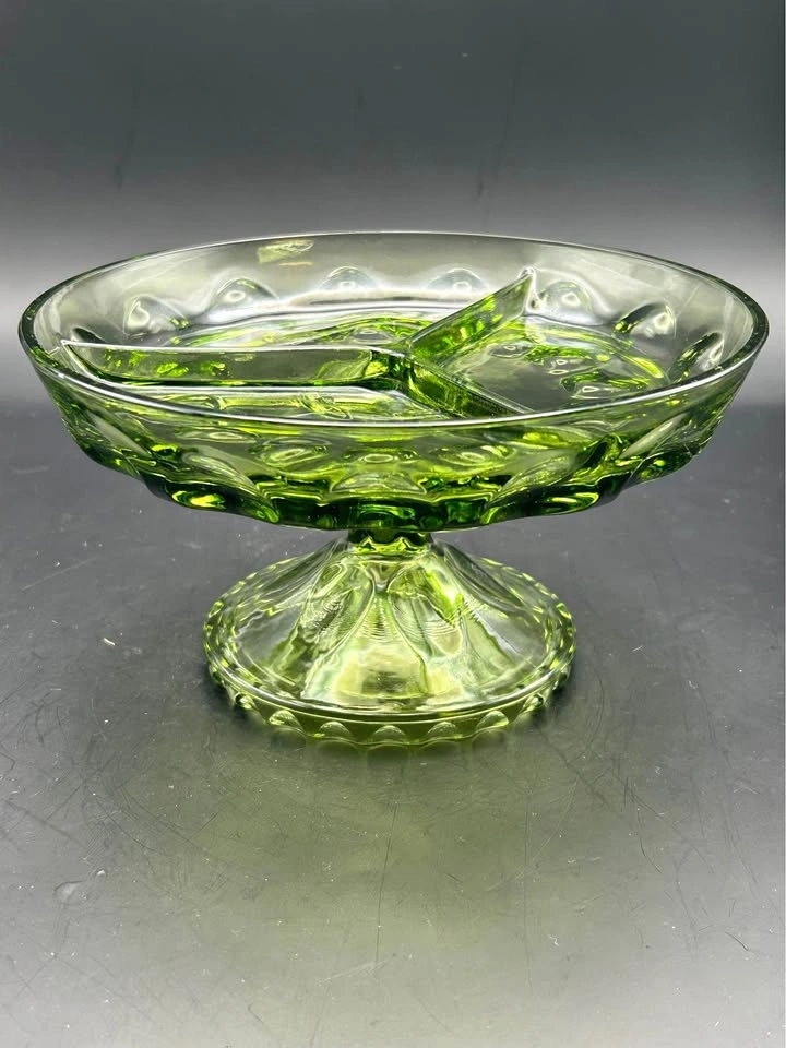 Indiana Glass Vintage Relish Dish