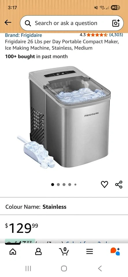 Frigidaire Countertop Ice Maker