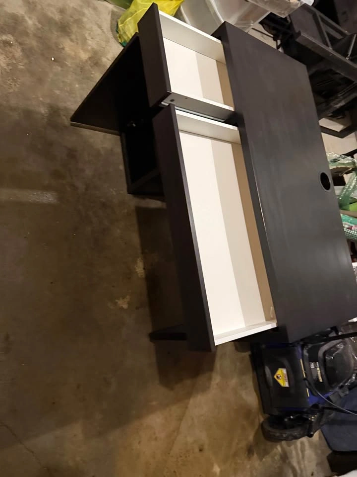 IKEA MALM Desk – Black – Excellent Condition - photo 3