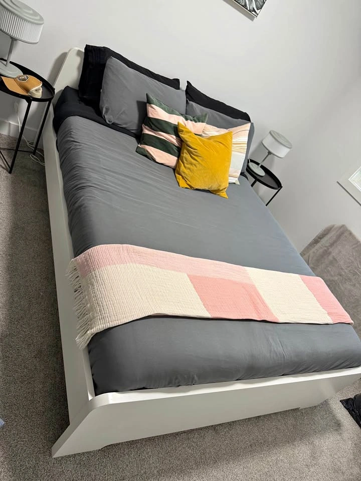Queen Bed and mattress