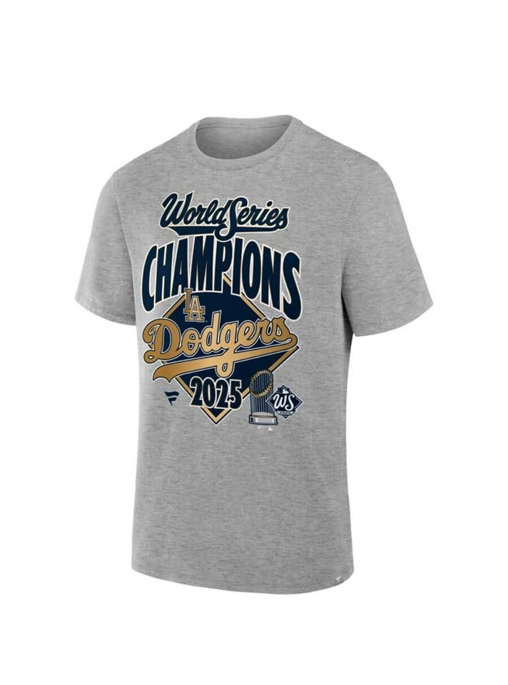 (NEW) Los Angeles DODGERS 2025 World Series Champions T-Shirt (L