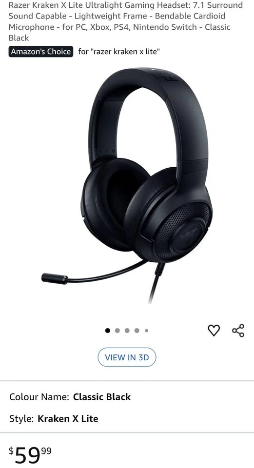 RAZER Gaming Setup Bundle (Headset + Bungee + Mouse) BNIB - photo 3