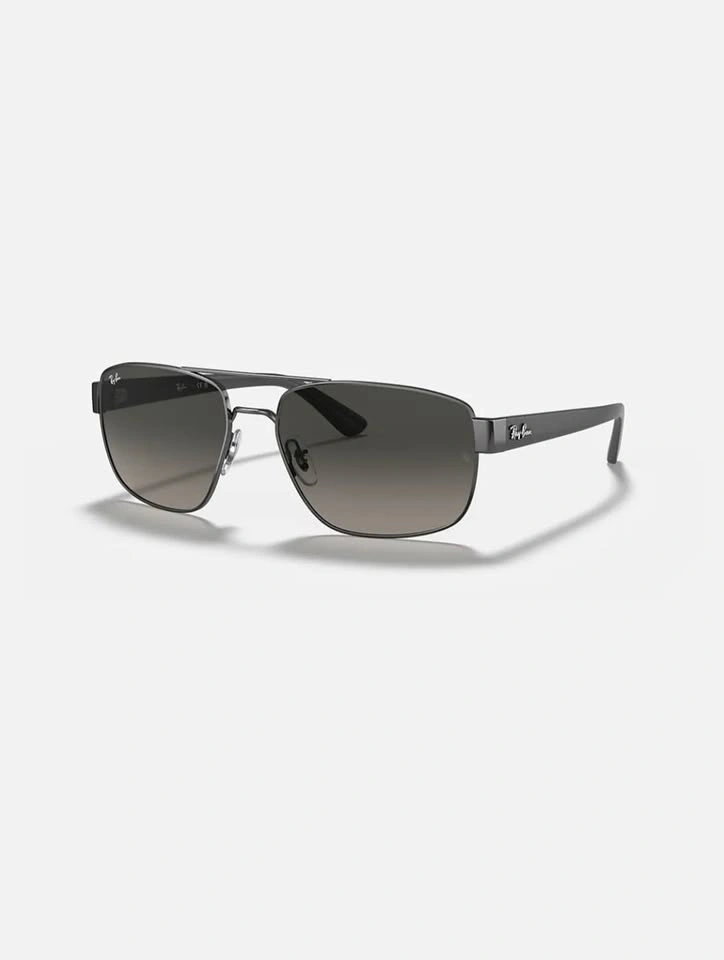 NEW Ray-Ban RB 3663 Sunglasses (Polished Gunmetal, Grey Gradient - photo 2