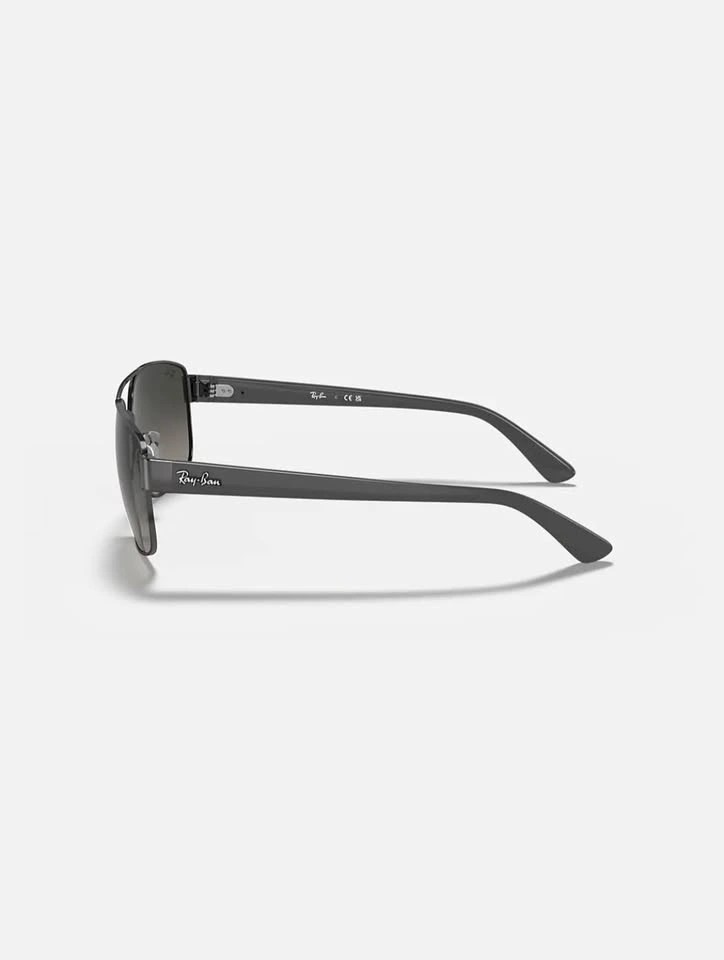NEW Ray-Ban RB 3663 Sunglasses (Polished Gunmetal, Grey Gradient - photo 4