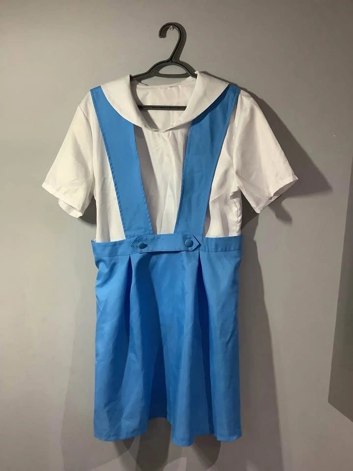 Evangelion School Cosplay (Shirt and Skirt ONLY) Japan size xxL
