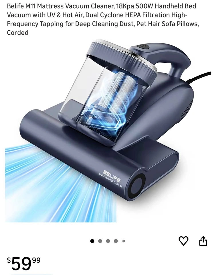 18Kpa 500W Mattress Vacuum Cleaner