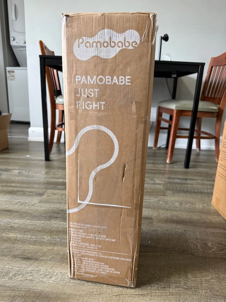 Pamo Babe Portable Crib Baby Playpen with Mattress & Bag - photo 2