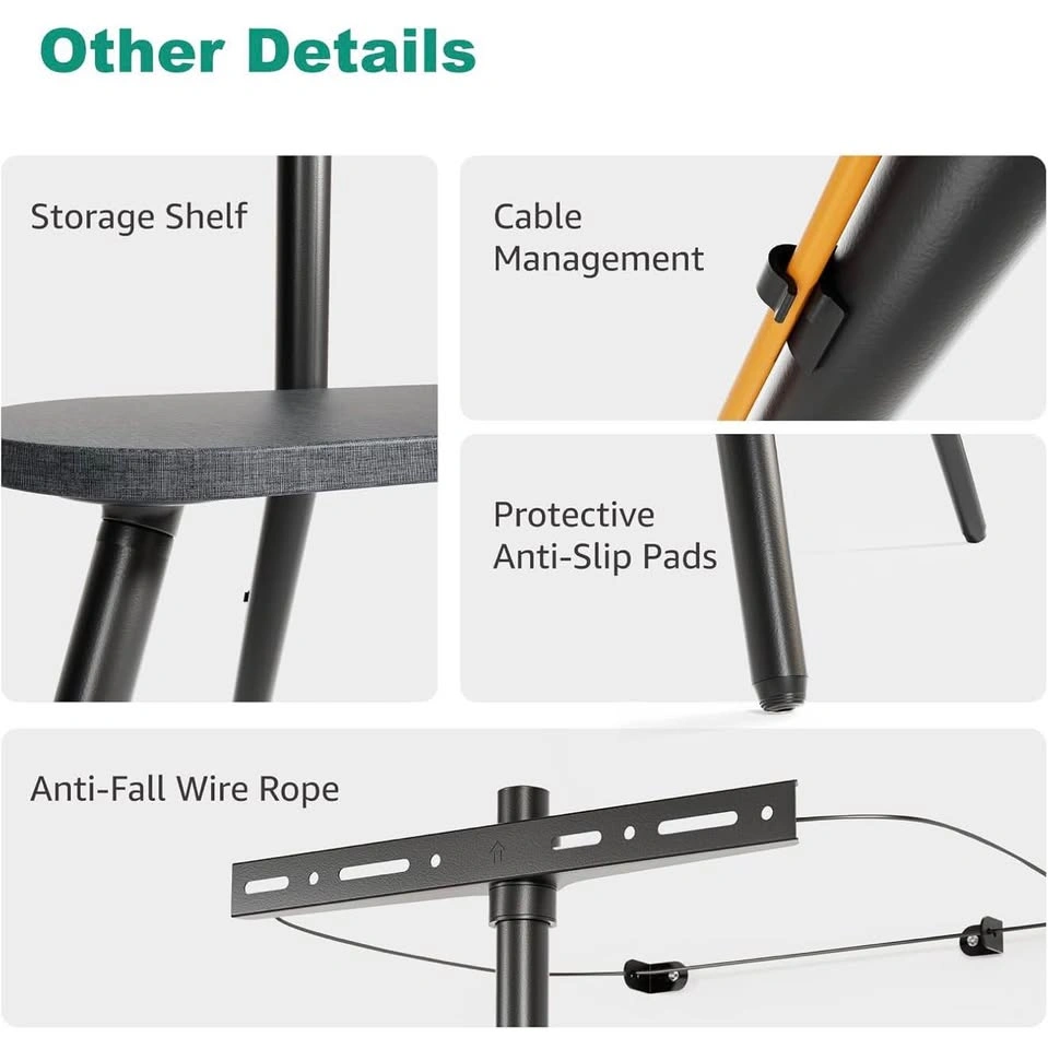 Tripod Easel TV Stand for 43-65 Inch Screens - photo 5