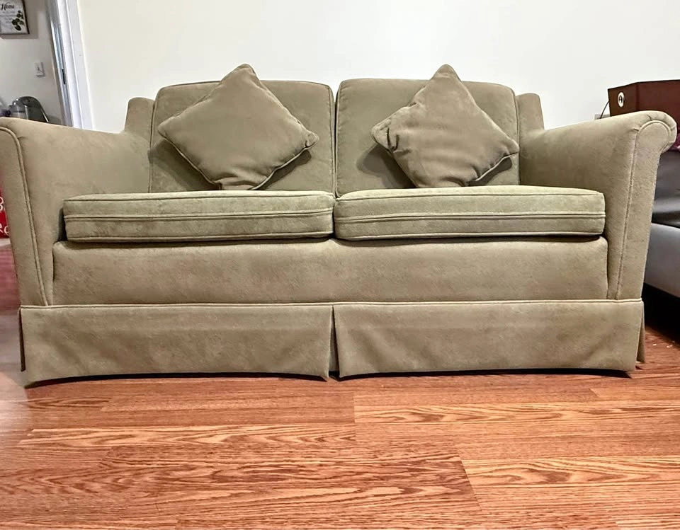 Light Green 2-seater Sofa - Great Condition