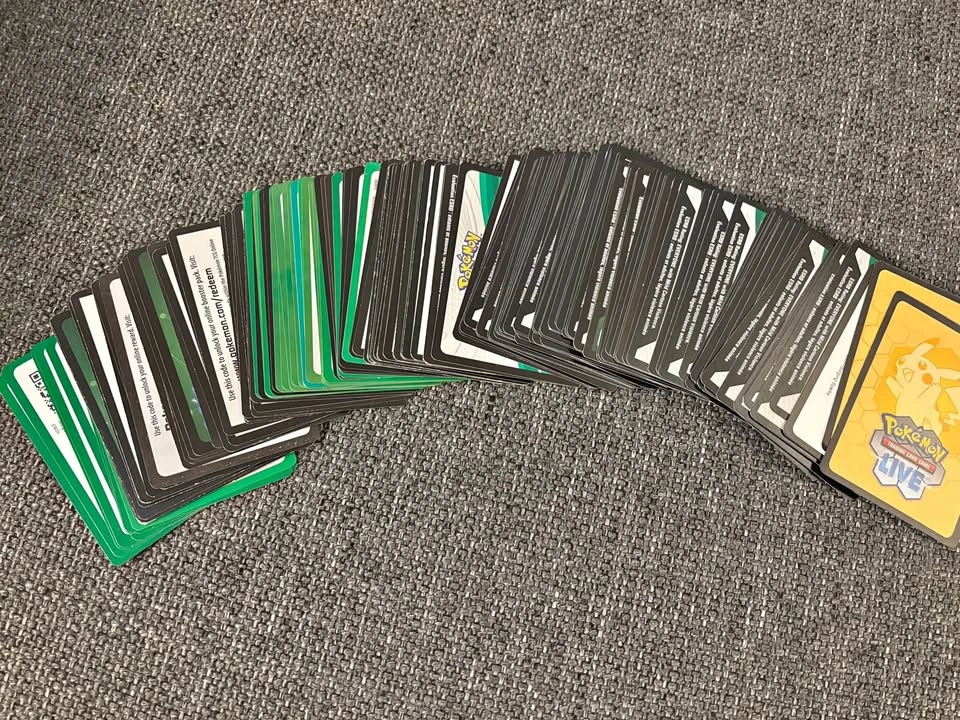 Pokemon.com Online Code Redemption Cards (150+)