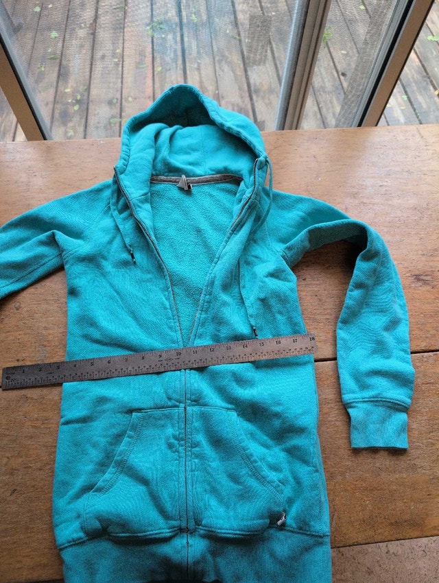 TNA Hoodie XXS Bluish Green Extra Small