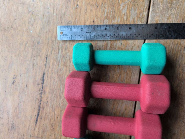 Pro-Form Dumbbells lot of 4 (2x5lb, 2x3lb) - photo 3