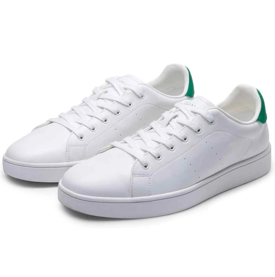 Bruno White Sneakers with Green Accent - photo 2