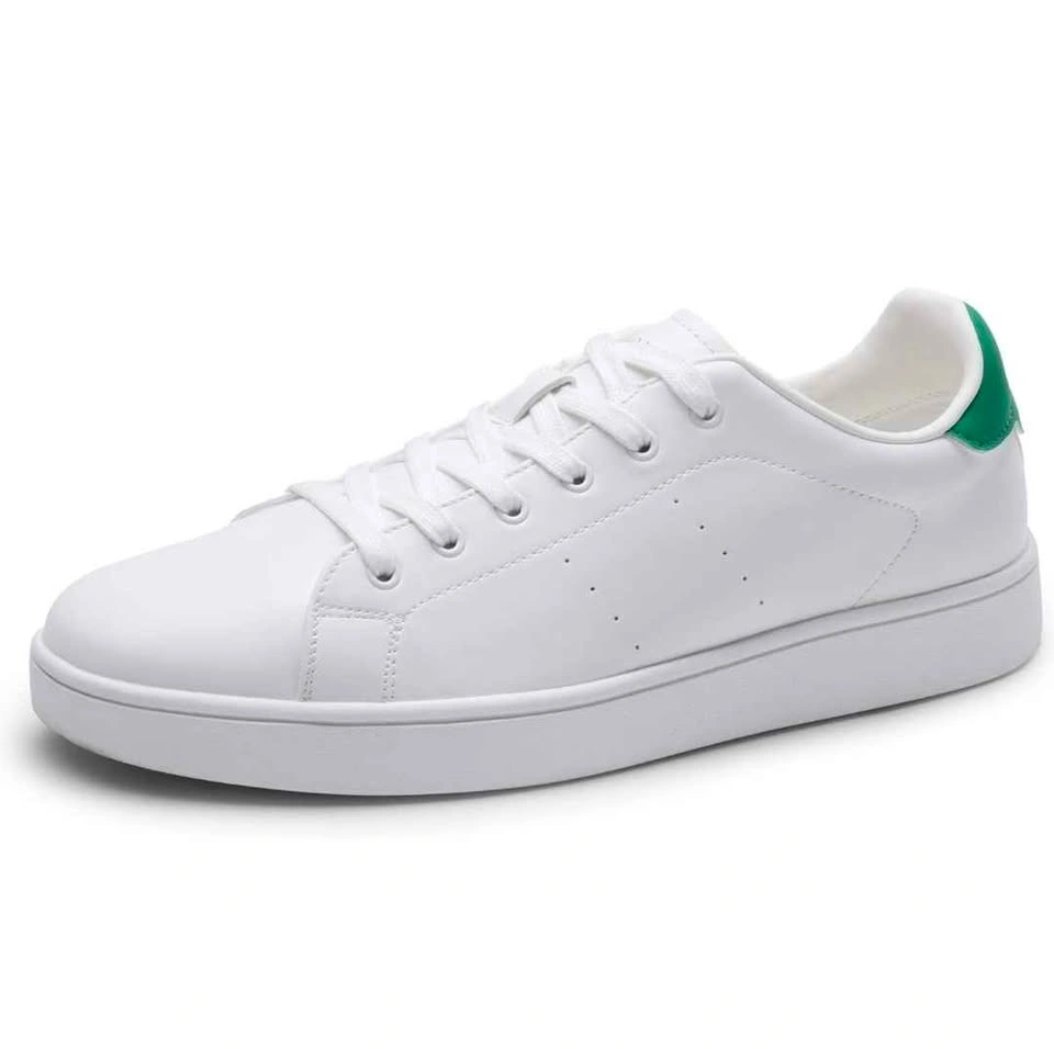 Bruno White Sneakers with Green Accent - photo 4