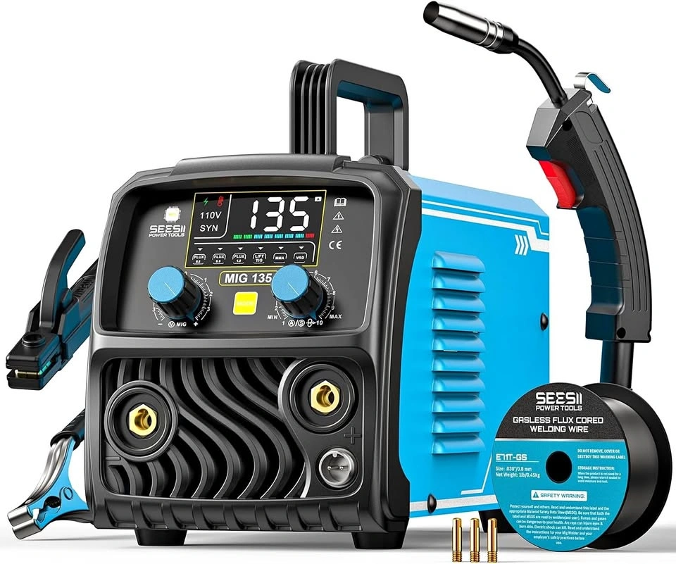 3-in-1 MIG Welder 135A (110V Portable) - Cash Only
