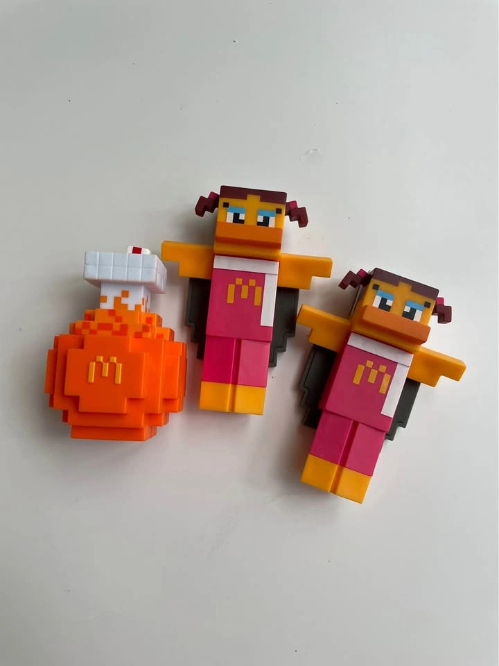 Minecraft McDonalds Figurines