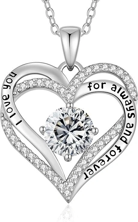 💎 Moissanite Heart Pendant Necklace 💲Cash Only💲