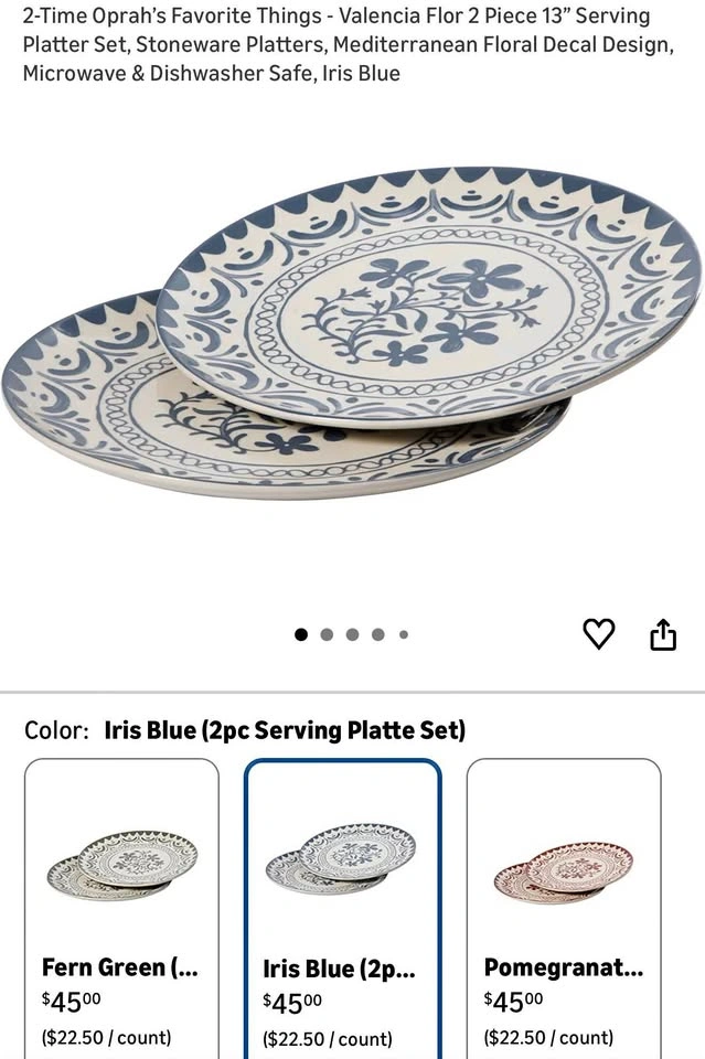 2*13” Serving Platter Set