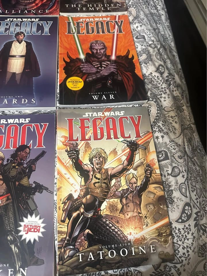 9 Star Wars Legacy Dark Horse Comics Graphic Novels Vol 1,2,4-11 - photo 3