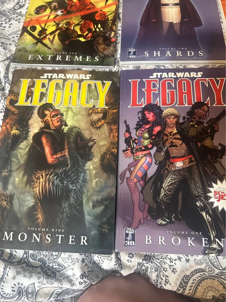 9 Star Wars Legacy Dark Horse Comics Graphic Novels Vol 1,2,4-11 - photo 4