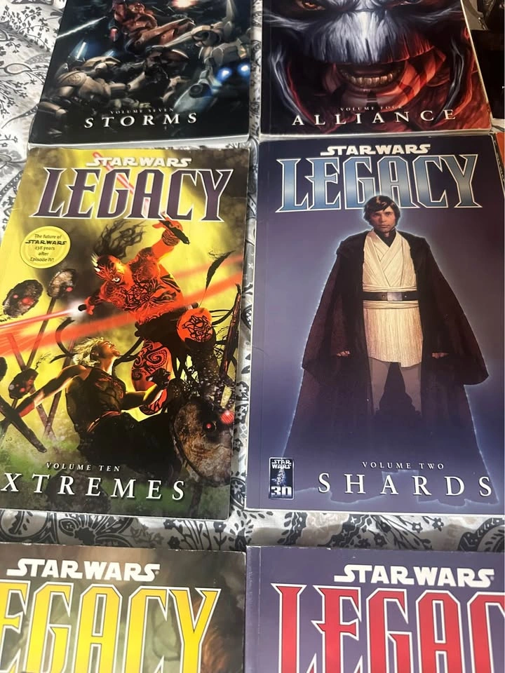9 Star Wars Legacy Dark Horse Comics Graphic Novels Vol 1,2,4-11 - photo 5