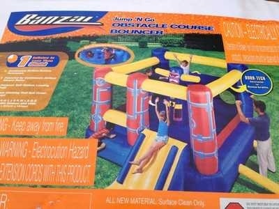 Banzai Jump 'n Go Obstacle Course Bouncer - photo 2