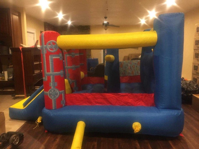 Banzai Jump 'n Go Obstacle Course Bouncer - photo 5