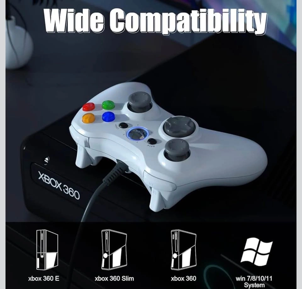 2Packs X-box 360 Controller Wired - photo 2