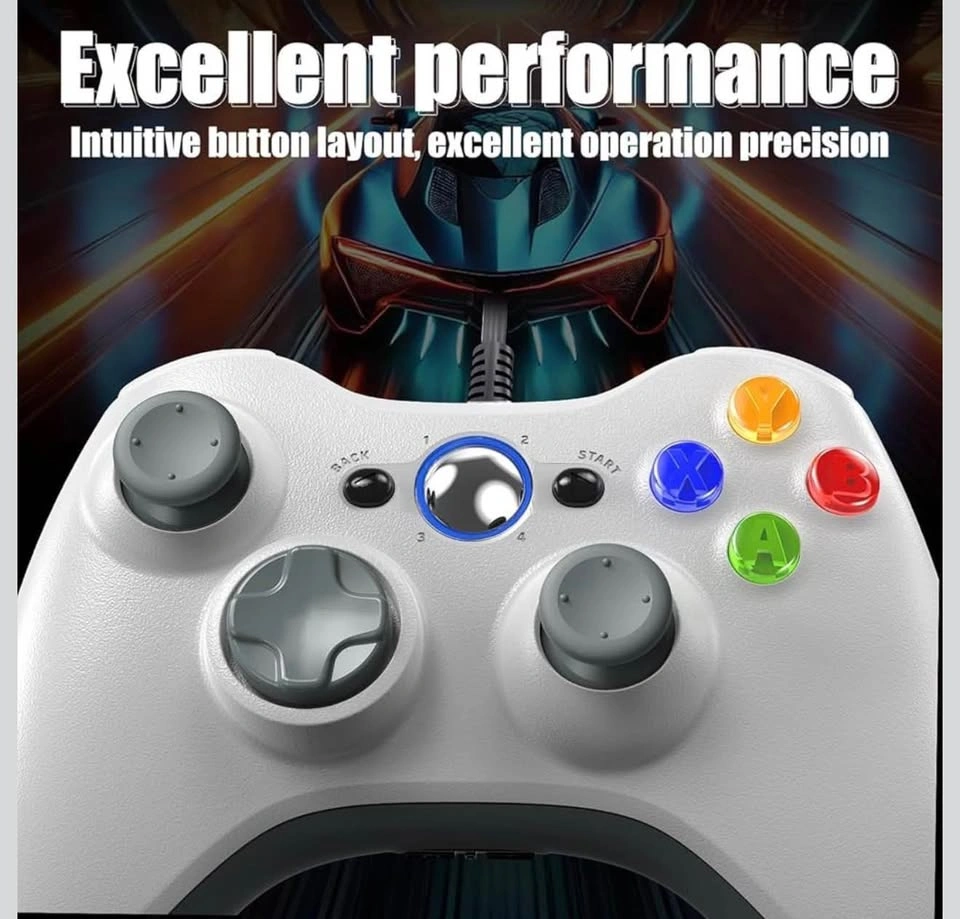 2Packs X-box 360 Controller Wired - photo 4