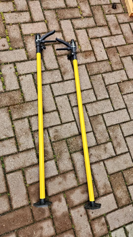 $200 Two 5-ft Third Hand Cabinet Jack Support Pole