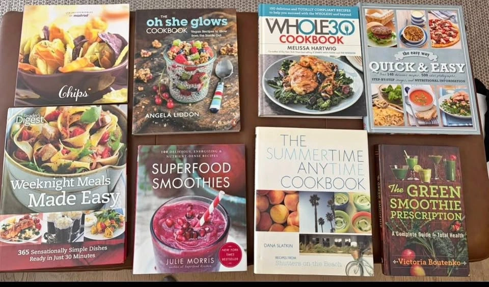 Cookbooks: Oh She Glows, Whole30, Weeknight Meals, Superfood Smo
