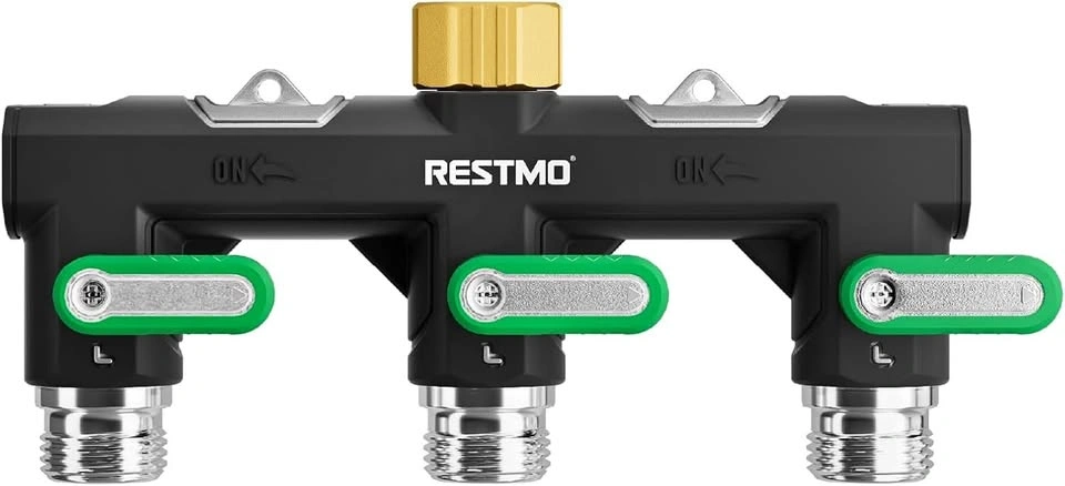 3-Way Heavy Duty Full Metal Garden Hose Splitter