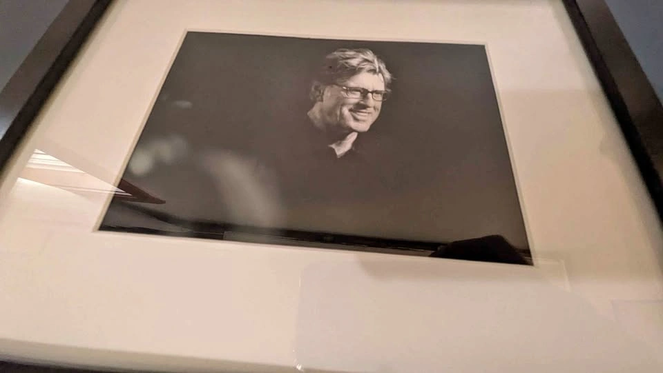 Framed Signed Photo by Photographer George Pimentel
