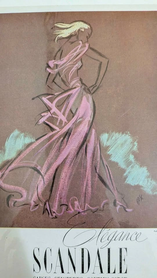 Vintage Scandale Fashion Advertisement Print - photo 2
