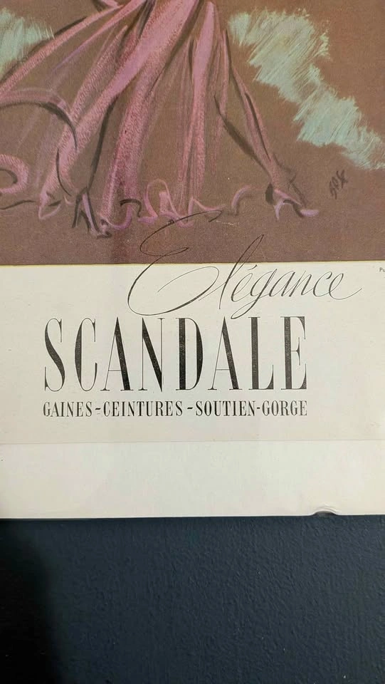 Vintage Scandale Fashion Advertisement Print - photo 3
