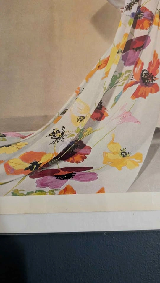 Vintage 1938 Vogue Floral Fashion Print - photo 3