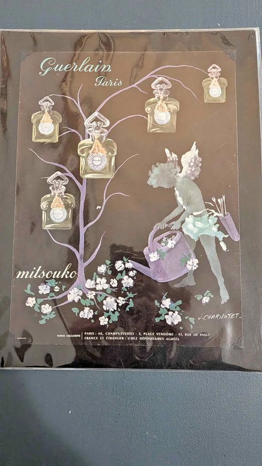 1958 Guerlain Mitsouko Print - Draeger Paris