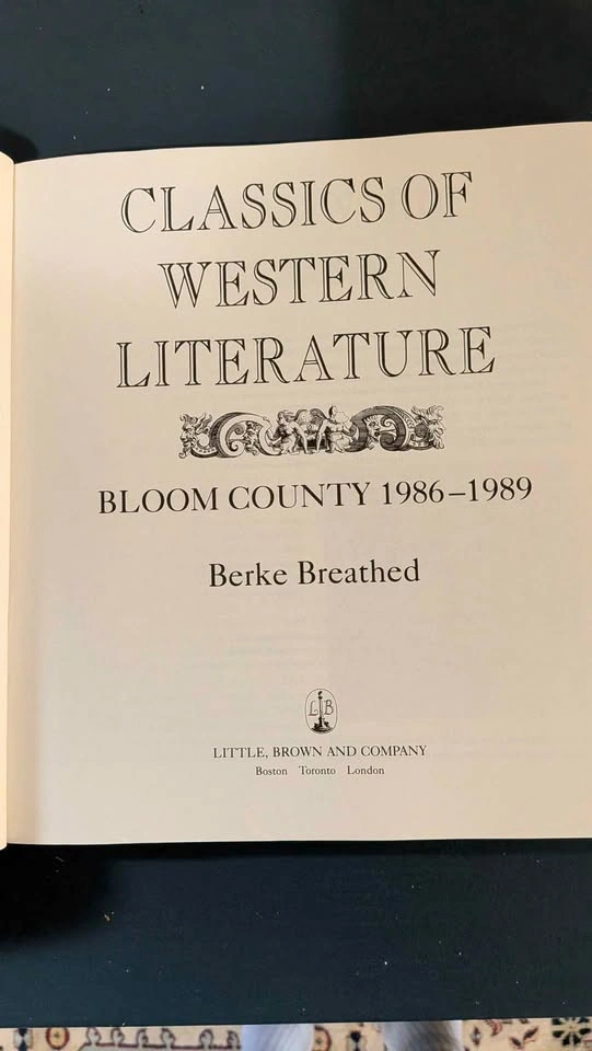 Classics of Western Literature: Bloom County 1986–1989 (1990) - photo 3