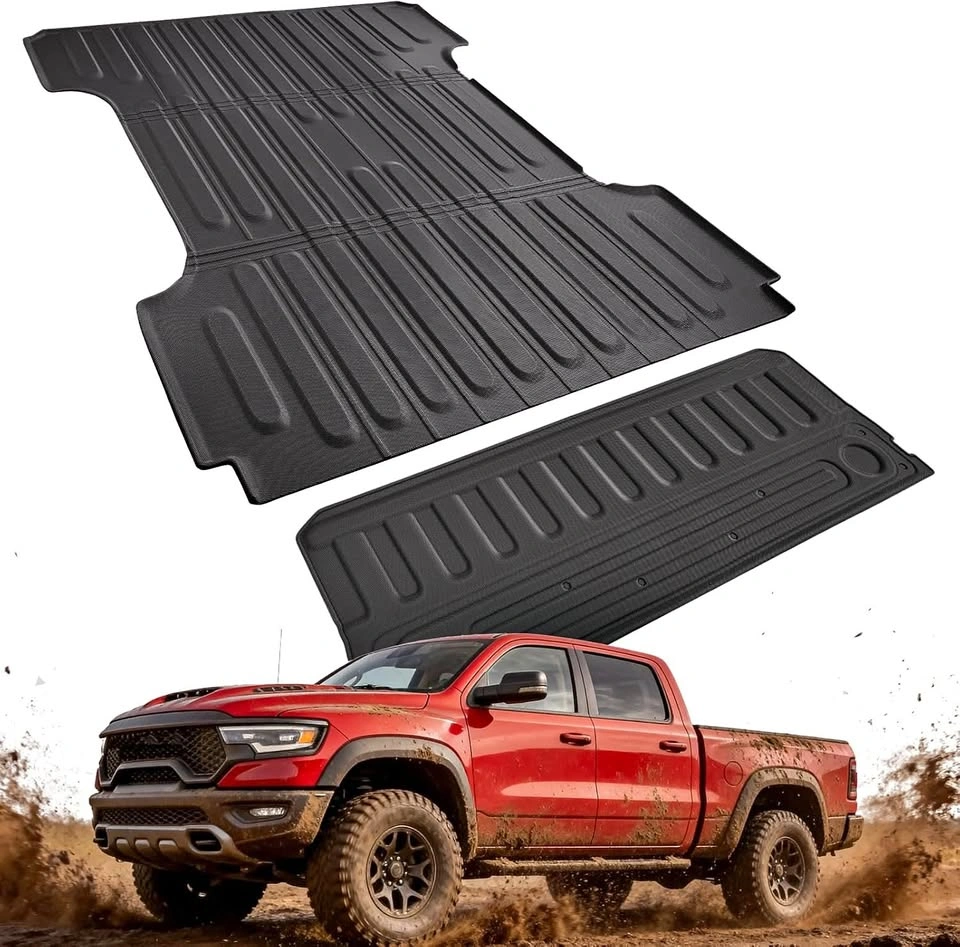 6.4FT Heavy Duty All Weather Truck Bed Mat for Dodge Ram