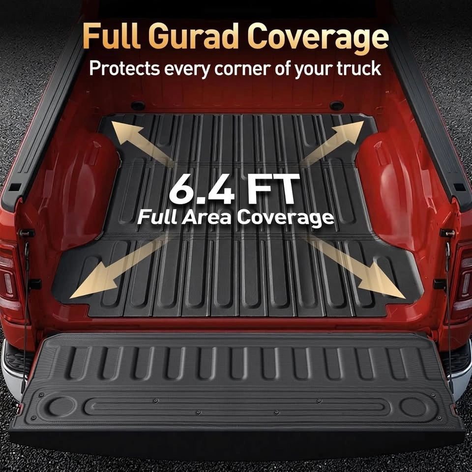 6.4FT Heavy Duty All Weather Truck Bed Mat for Dodge Ram - photo 4