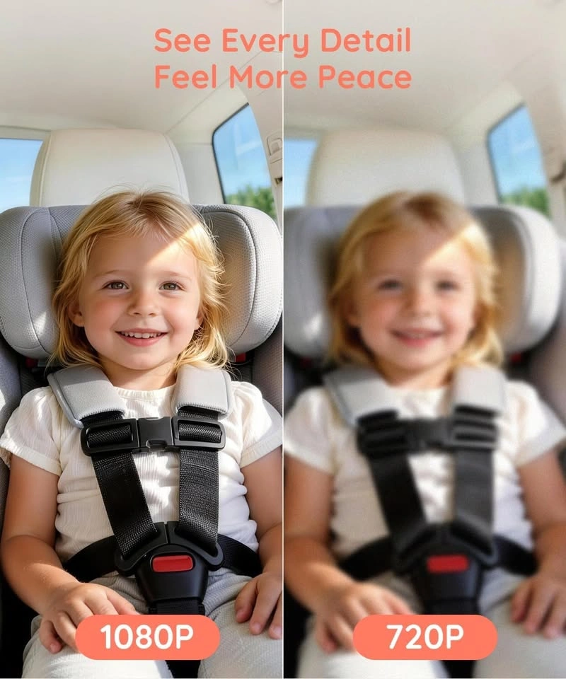 Babyvue Dual Baby Car Camera Monitor (7.2" Split Screen) - Cash - photo 3