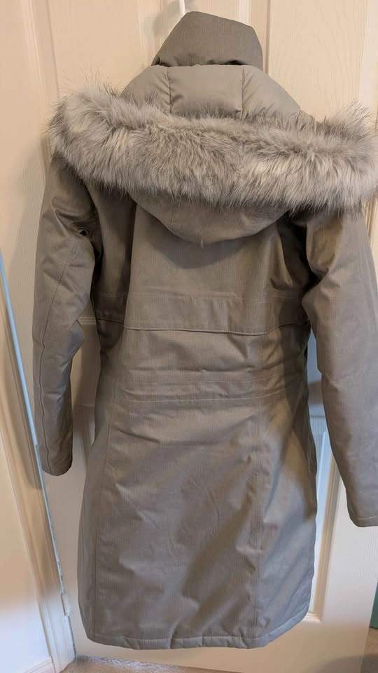 Women’s Columbia Apres Arson II Long Down Jacket - Grey - Small - photo 2