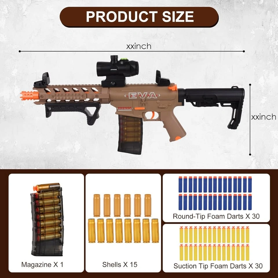 Shell-Ejecting Foam Dart Blaster Set - Cash Only - photo 3