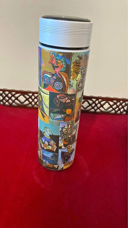 Picasso-Inspired Handmade Bottle