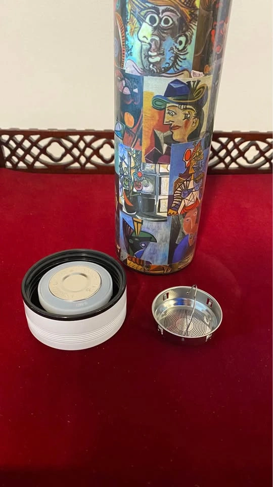 Picasso-Inspired Handmade Bottle - photo 3