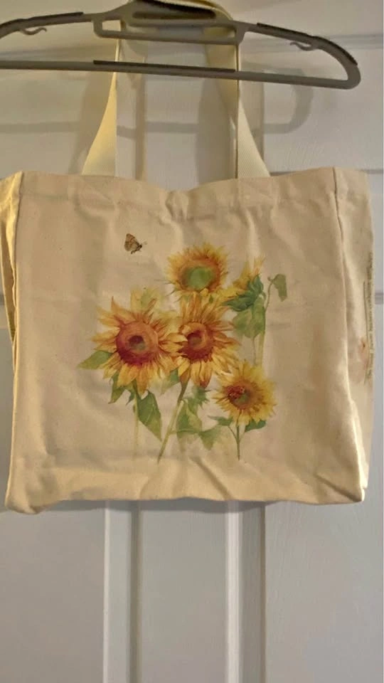 🌻 Sunflower Canvas Tote Bag 🌻